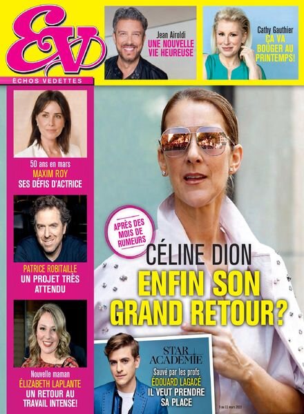 echos Vedettes – 05 mars 2022 Cover