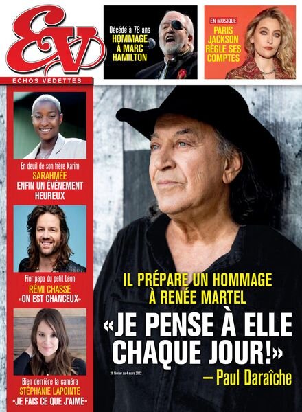 echos Vedettes – 26 fevrier 2022 Cover