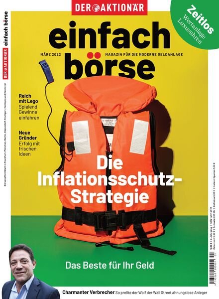 einfach bOrse – Marz 2022 Cover