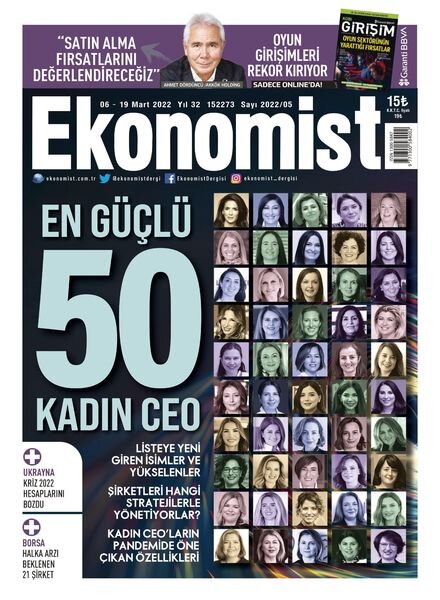 Ekonomist – 05 Mart 2022 Cover