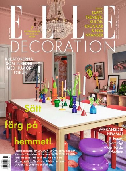 Elle Decoration Sweden – mars 2022 Cover