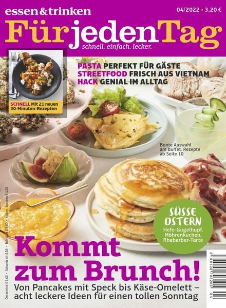 Essen & Trinken Fur jeden Tag – April 2022 Cover