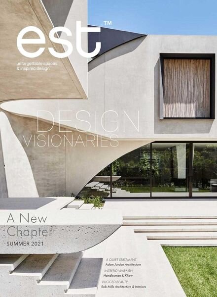 Est Living Magazine – December 2020 Cover