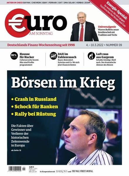Euro am Sonntag – 04 Marz 2022 Cover