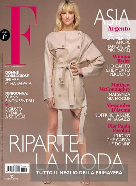 F – 1 Marzo 2022 Cover