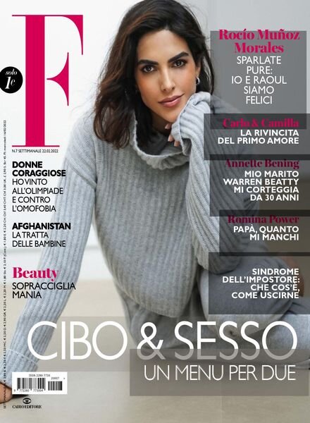 F – 22 Febbraio 2022 Cover