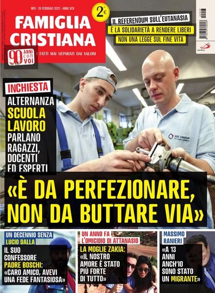 Famiglia Cristiana – 20 Febbraio 2022 Cover