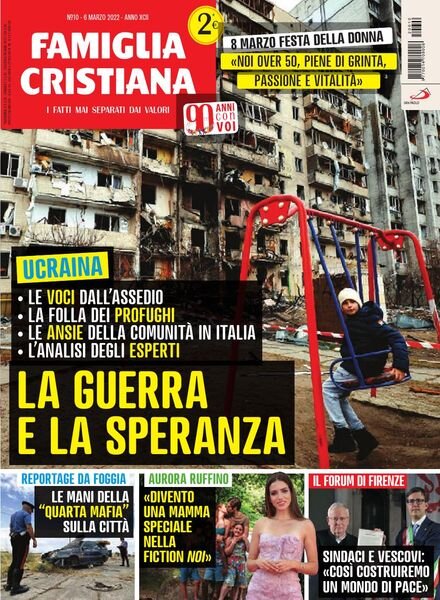 Famiglia Cristiana – 6 Marzo 2022 Cover