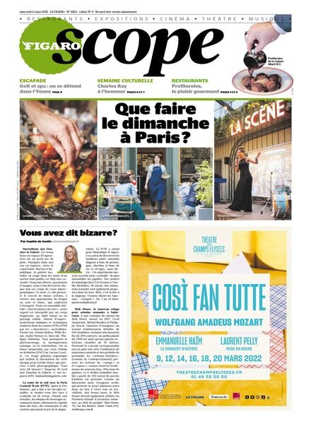 Figaro Scope – 2 Mars 2022 Cover
