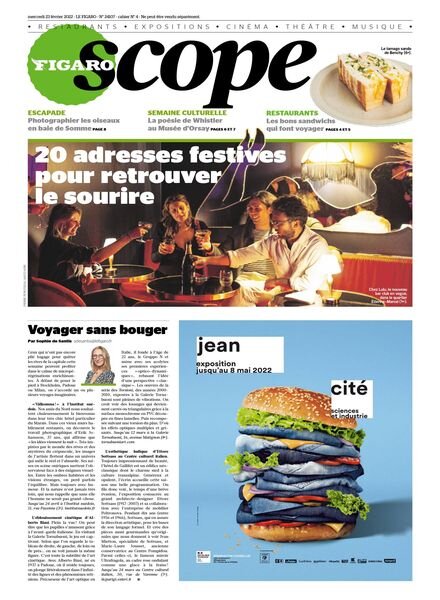 Figaro Scope – 23 Fevrier 2022 Cover