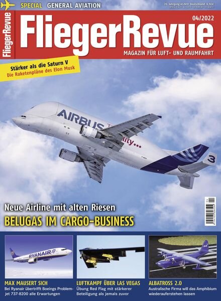 FliegerRevue – April 2022 Cover