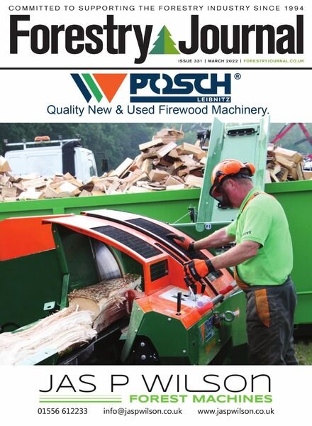 Forestry Journal – March 2022 Cover