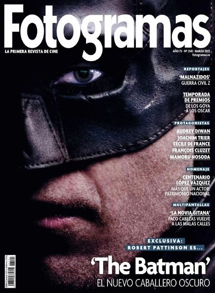 Fotogramas – marzo 2022 Cover