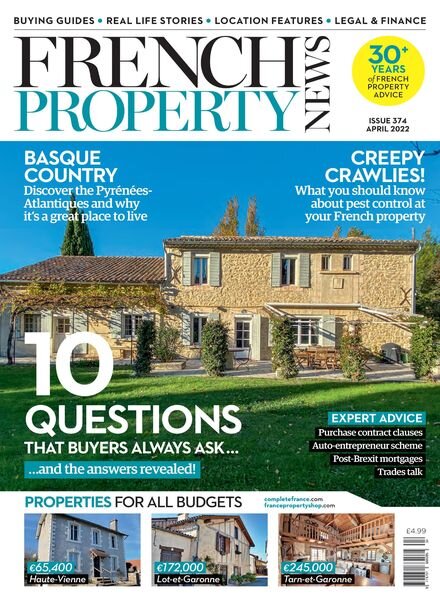 French Property News – April 2022 Cover