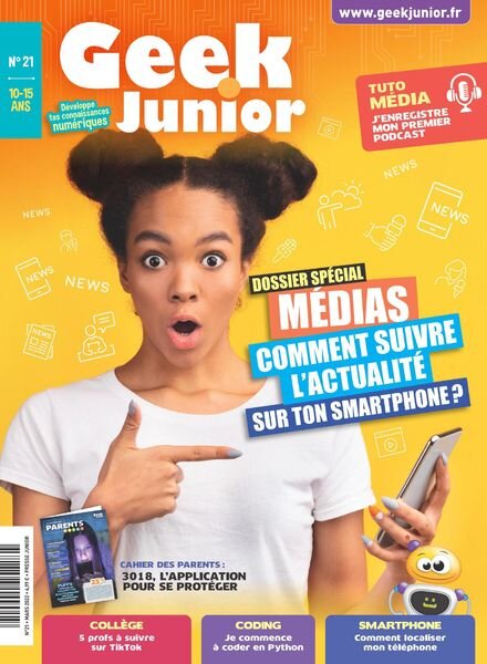 Geek Junior – Mars 2022 Cover