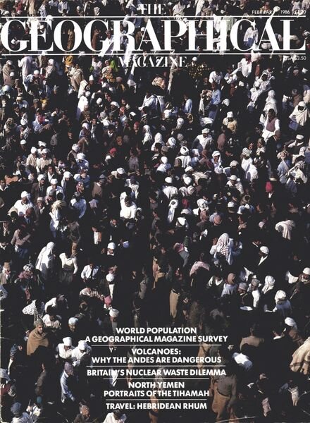 Geographical – February 1986 Cover