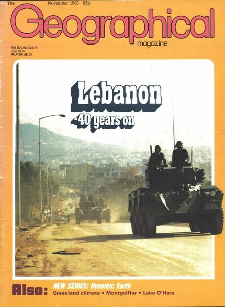 Geographical – November 1983 Cover