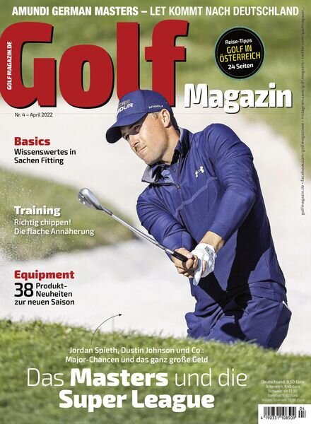 Golf Magazin – April 2022 Cover