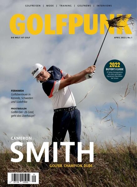 Golfpunk – April 2022 Cover