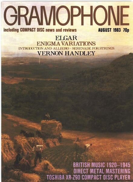 Gramophone – August 1983 Cover