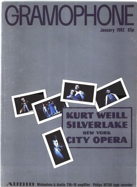 Gramophone – January 1982 Cover