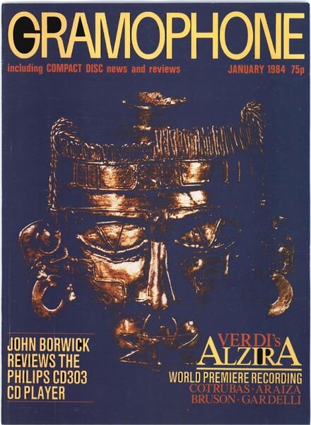 Gramophone – January 1984 Cover