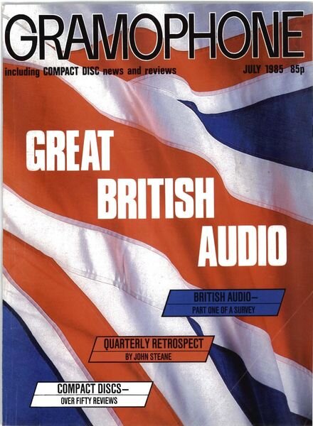 Gramophone – July 1985 Cover