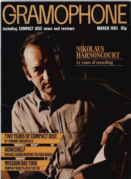 Gramophone – March 1985 Cover