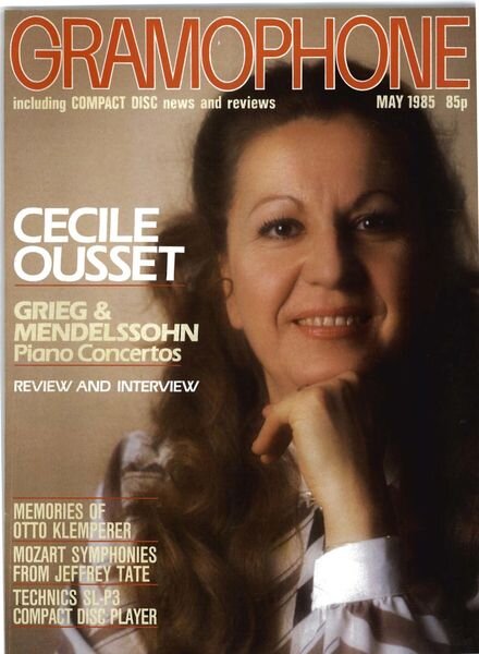 Gramophone – May 1985 Cover
