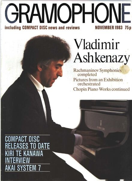 Gramophone – November 1983 Cover