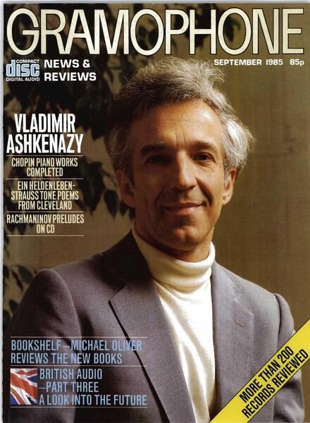 Gramophone – September 1985 Cover
