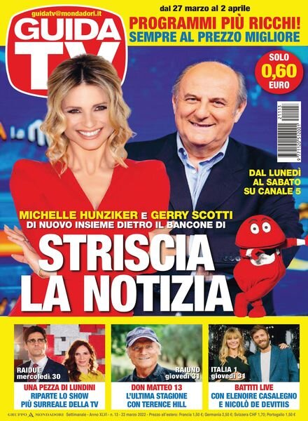 GuidaTV – 22 marzo 2022 Cover