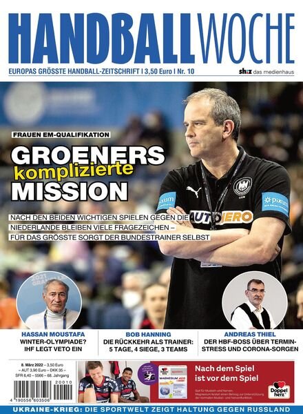 Handballwoche – 08 Marz 2022 Cover