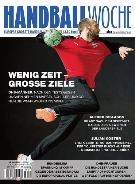 Handballwoche – 22 Marz 2022 Cover