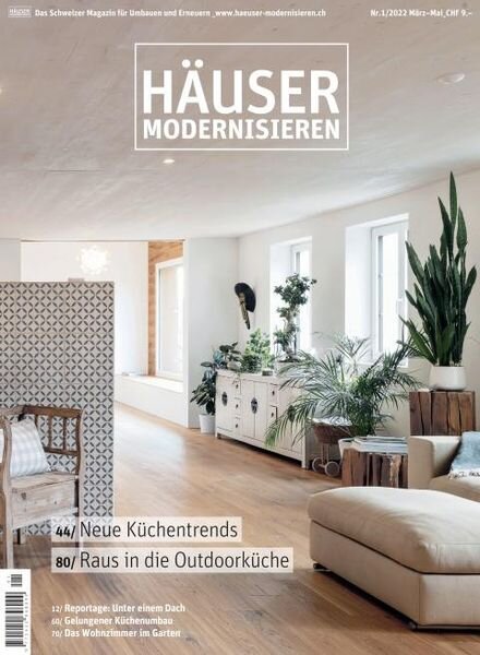 Hauser modernisieren – Marz 2022 Cover