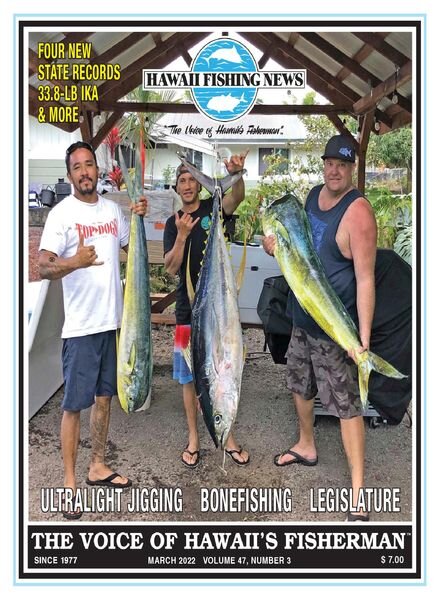 Hawaii Fishing News – March 2022 Cover