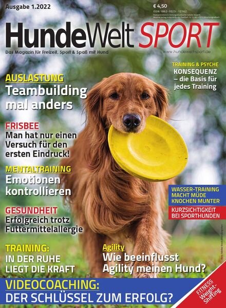 HundeWelt Sport – Nr 1 2022 Cover