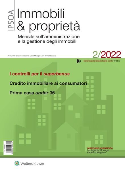 Immobili & proprieta – Febbraio 2022 Cover