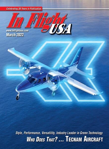 In Flight USA – March 2022 Cover