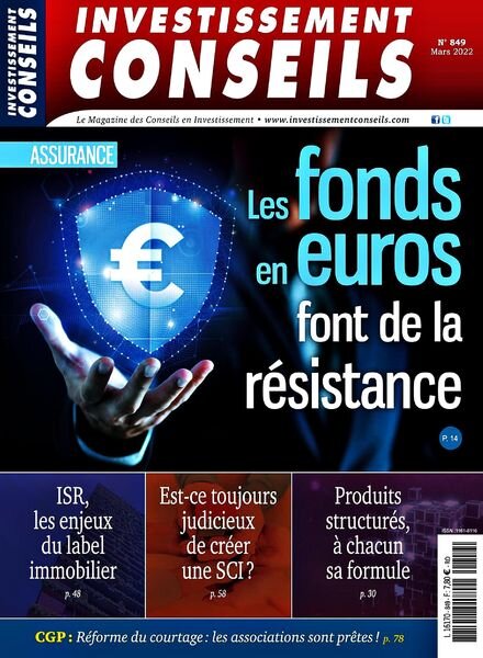 Investissement Conseils – Mars 2022 Cover