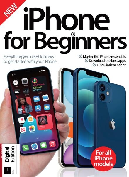 iPhone For Beginners – March 2022 Cover