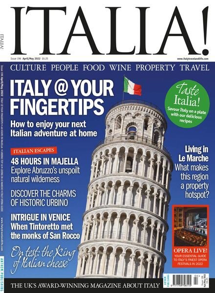 Italia! Magazine – April 2022 Cover