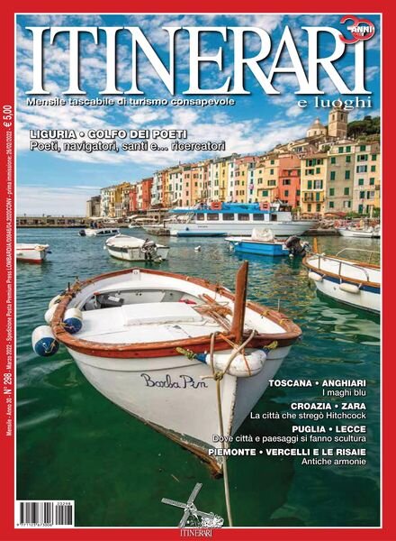Itinerari e Luoghi – marzo 2022 Cover