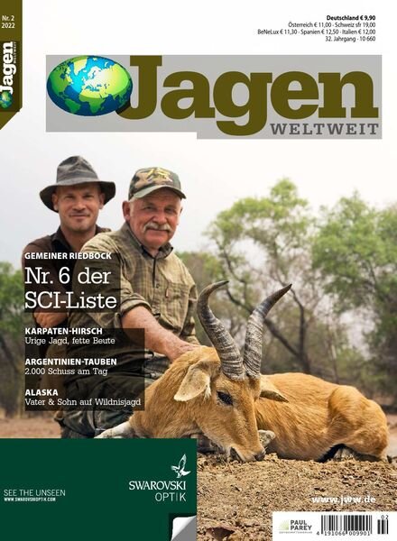 Jagen Weltweit – Nr 2 2022 Cover