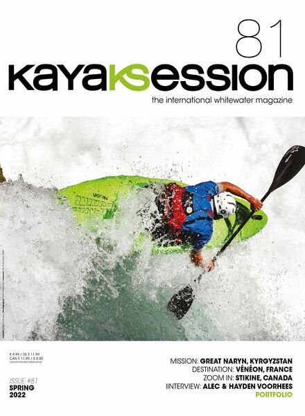 Kayak Session Magazine – January 2022 Cover