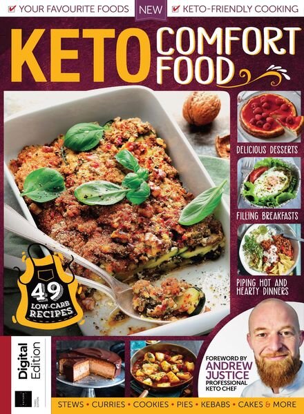 Keto Comfort Food – March 2022 Cover