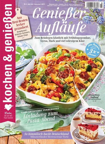 kochen & geniessen – Februar 2022 Cover