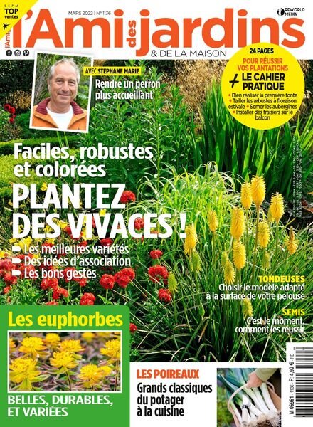 L’Ami des Jardins – mars 2022 Cover
