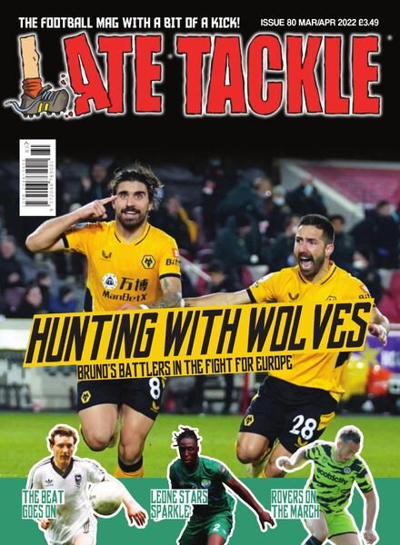 Late Tackle Football – March 2022 Cover