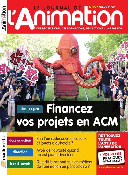 Le Journal de l’Animation – Mars 2022 Cover